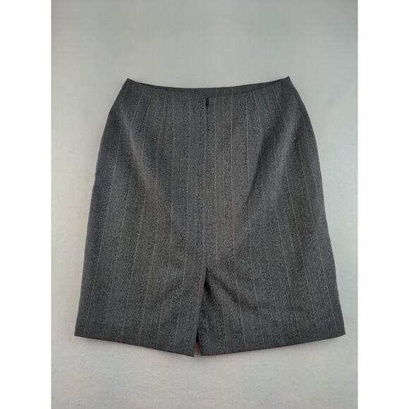 Womens Alia Skirt Size 8 Gray Poly/Rayon Blend Polyester Lining - Picture 2 of 10